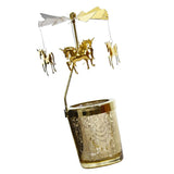 Max Maxb Romantic Candle Holder Stand Spining Tealight Candlestick  Unicorn