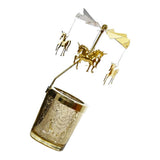 Max Maxb Romantic Candle Holder Stand Spining Tealight Candlestick  Unicorn