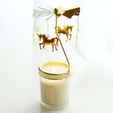 Max Maxb Romantic Candle Holder Stand Spining Tealight Candlestick  Unicorn