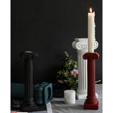 Max Maxb Roman Column Aroma Candlestick Candle Holder Stand 4 color 2 size Dark Red S