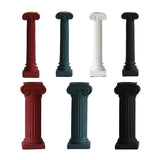 Max Maxb Roman Column Aroma Candlestick Candle Holder Stand 4 color 2 size Dark Red S