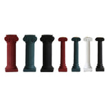 Max Maxb Roman Column Aroma Candlestick Candle Holder Stand 4 color 2 size Dark Red S