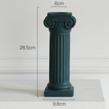 Maxbell Roman Column Aroma Candlestick Candle Holder Stand 4 color 2 size Green L