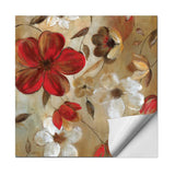 Max Self-adhesive Abstract Plant Flower Decorative Wall Sticker for Home Decor E