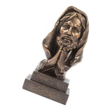 Maxbell European Style Handmade Crafts Jesus Bust Sculpture with Base Stand Type B