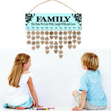 Maxbell Wood Calendar Board Home Wall Decor Ornament Birthday Anniversary Reminder A