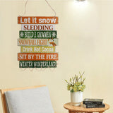 Maxbell Wooden Plaque Sign Door Hanging Plaque For Shop Bar Decor StyleA