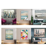 Maxbell Modern Abstract Wall Paintings Stickers living room hotel porch background A