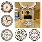 Maxbell European Style PVC Floor Sticker Self-adhesive Tiles Decal for Livng Room 01