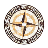Maxbell European Style PVC Floor Sticker Self-adhesive Tiles Decal for Livng Room 01