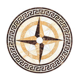 Maxbell European Style PVC Floor Sticker Self-adhesive Tiles Decal for Livng Room 01