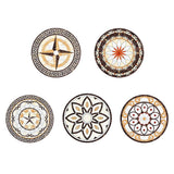 Maxbell European Style PVC Floor Sticker Self-adhesive Tiles Decal for Livng Room 01