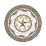 Maxbell European Style PVC Floor Sticker Self-adhesive Tiles Decal for Livng Room 03