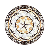 Maxbell European Style PVC Floor Sticker Self-adhesive Tiles Decal for Livng Room 03