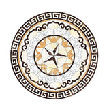 Maxbell European Style PVC Floor Sticker Self-adhesive Tiles Decal for Livng Room 03