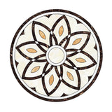 Maxbell European Style PVC Floor Sticker Self-adhesive Tiles Decal for Livng Room 04
