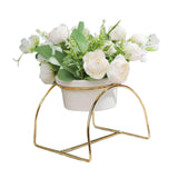 Maxbell Artificial Flowers Wedding Party Flowers Indoor Outdoor Decor White