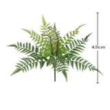 Maxbell Artificial Asplenium Fern Leaf  Plastic Plant for Home Wedding Decor 43cm