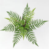 Maxbell Artificial Asplenium Fern Leaf  Plastic Plant for Home Wedding Decor 43cm
