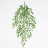 Maxbell Artificial Wall Hanging Plant Plastic Pine Flower Vine Green Style01