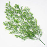 Maxbell Artificial Wall Hanging Plant Plastic Pine Flower Vine Green Style01