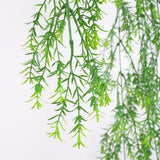 Maxbell Artificial Wall Hanging Plant Plastic Pine Flower Vine Green Style01