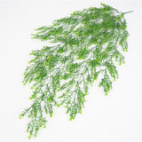 Maxbell Artificial Wall Hanging Plant Plastic Pine Flower Vine Green Style01