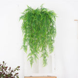 Maxbell Artificial Wall Hanging Plant Plastic Pine Flower Vine Green Style02