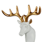 Maxbell Wall Hanger Hook Decorative Animal Head Coat Jacket Hat Key Hook Deer