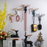 Maxbell Wall Hanger Hook Decorative Animal Head Coat Jacket Hat Key Hook Deer