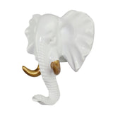 Maxbell Wall Hanger Hook Decorative Animal Head Coat Jacket Hat Key Hook Elephant