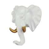 Maxbell Wall Hanger Hook Decorative Animal Head Coat Jacket Hat Key Hook Elephant