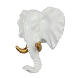 Maxbell Wall Hanger Hook Decorative Animal Head Coat Jacket Hat Key Hook Elephant