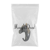 Maxbell Nordic Style Resin Animal Head Decorative Hook for Home Decor Horse