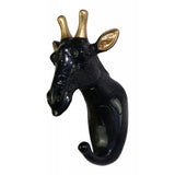 Maxbell Nordic Style Resin Animal Head Decorative Hook for Home Decor Giraffe