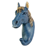 Maxbell Multi-function Wall Hook Clothes Hat Rack Key Holder Resin Animal Horse