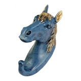 Maxbell Multi-function Wall Hook Clothes Hat Rack Key Holder Resin Animal Horse