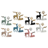 Maxbell Couple Deer Ornament Resin Furnshing Decorations Collectibles Light Green