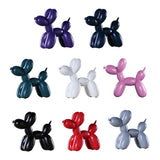 Maxbell Resin Decorative Balloon Dog Ornament Desktop Decorations Purple