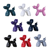 Maxbell Resin Decorative Balloon Dog Ornament Desktop Decorations Purple