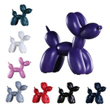Maxbell Resin Decorative Balloon Dog Ornament Desktop Decorations Purple