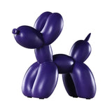 Maxbell Resin Decorative Balloon Dog Ornament Desktop Decorations Purple