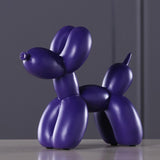 Maxbell Resin Decorative Balloon Dog Ornament Desktop Decorations Purple