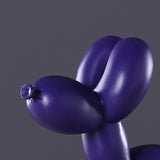 Maxbell Resin Decorative Balloon Dog Ornament Desktop Decorations Purple