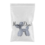 Maxbell Resin Decorative Balloon Dog Ornament Desktop Decorations Gray