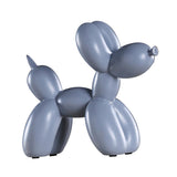 Maxbell Resin Decorative Balloon Dog Ornament Desktop Decorations Gray