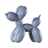 Maxbell Resin Decorative Balloon Dog Ornament Desktop Decorations Gray