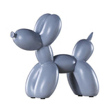 Maxbell Resin Decorative Balloon Dog Ornament Desktop Decorations Gray