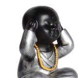Maxbell Resin Buddha Statue Monk Figurine Tea pet Ornaments Style02