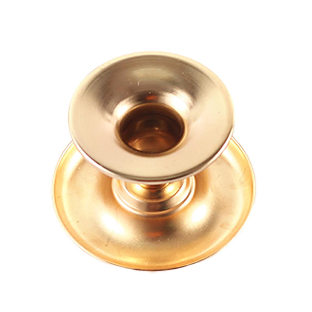 Galvanized Golden Vintage Style Metal Candle Holder Votive Candlestick